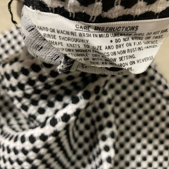 Koret of California Vintage Textured Polka Dot Rockabilly Pin Up Skirt Womens 12 - Picture 7 of 10